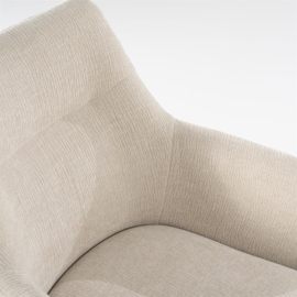 Eetkamerstoel met arml. Bliss -beige