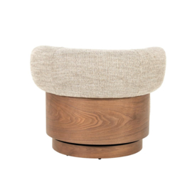 Fauteuil Nila bruin - taupe Vanu