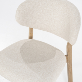 Eetkamerstoel Mikky naturel - beige Moon