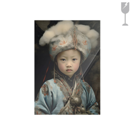 Glasprint "Traditional child 2"