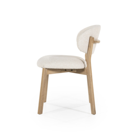 Eetkamerstoel Mikky naturel - beige Moon