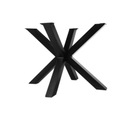 Onderstel Oakland - 3D-Model - 100x80 cm - gepoedercoat zwart ijzer