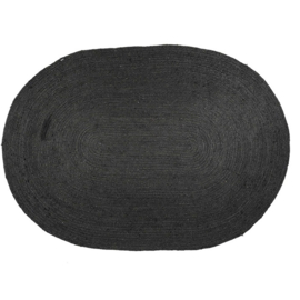 Carpet Ramas ovaal 200x300 Black