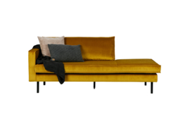 Daybed Rodeo left velvet oker