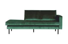 Daybed Rodeo right velvet bosgroen