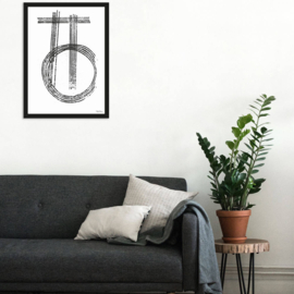 Art print "TTO" incl. lijst