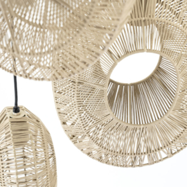 Hanglamp Ovo cluster round– naturel