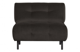 Lloyd fauteuil gewassen fluweel cast iron