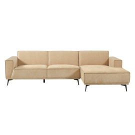 Bank Leeds 2,5 zitter AL+ Chaise Lounge rechts- City 120 Beige