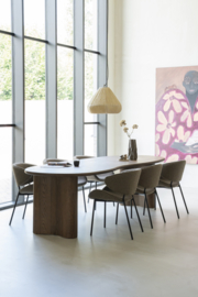 Eettafel Josh bruin 250x110cm