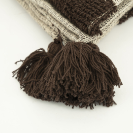 Plaid Majani 170x130cm brown