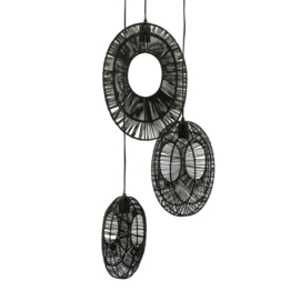 Hanglamp Ovo cluster round– black