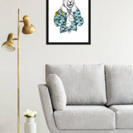 Art print "Cheetah" incl. lijst