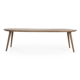 Eettafel Elijah bruin 300x100cm
