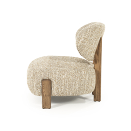 Fauteuil Reza bruin - beige  Bay