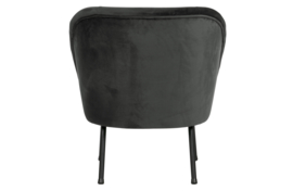 Fauteuil Vogue zwart velvet