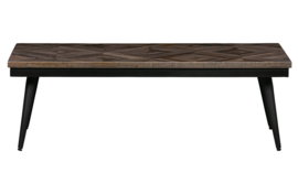 Salontafel Rhombic 120x60 cm hout/metaal
