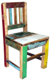 Kinderstoel van sloophout