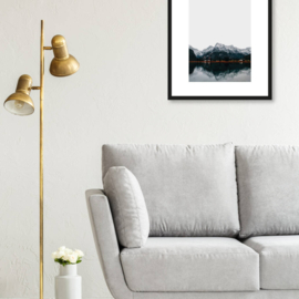 Art print "Nordic Mountain" incl. lijst