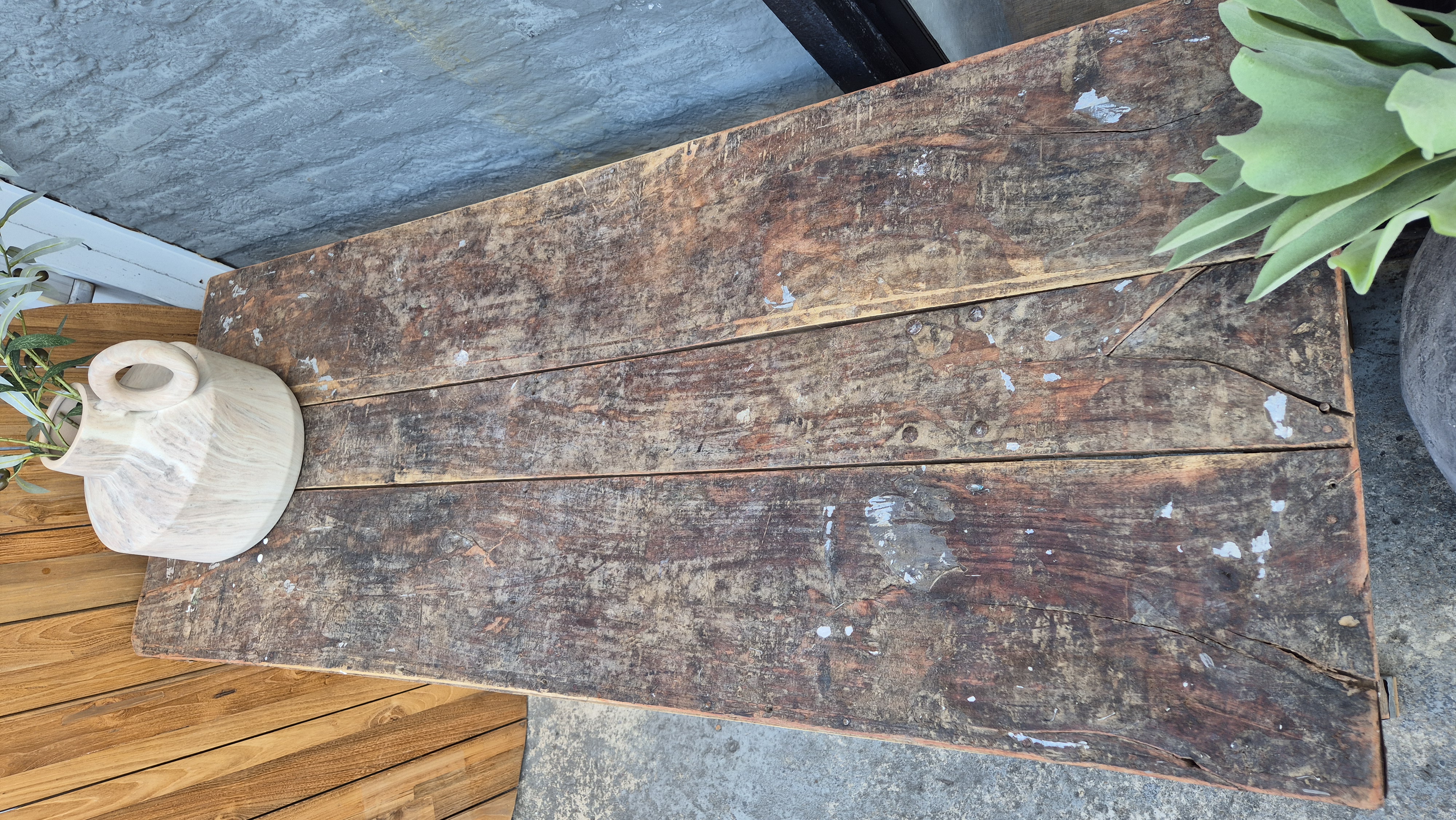 Oude markttafel 170cm