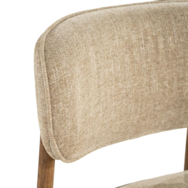 Stoel Rune bruin - taupe Serene