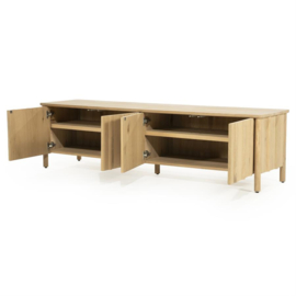 Tv meubel Jake 4drs. - Naturel