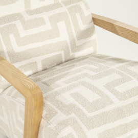 Fauteuil Olek - beige libre