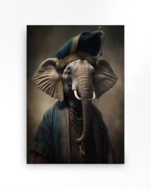 Wandkleed "Elephant"