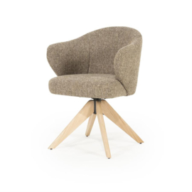 Stoel Connor Naturel - Bruin