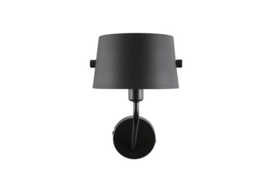 Wandlamp Pien exclusive zwart/goud