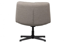 Fauteuil Vinny boucle zand draaibaar