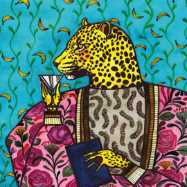 Art print "Leopard" incl. lijst