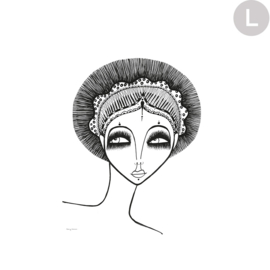 Wandkleed ''Leyla "