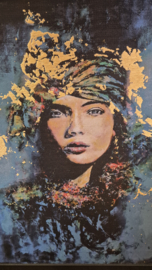 MYSTERIOUS BLUE WOMAN 140x140