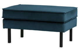 Hocker Rodeo velvet blauw