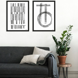 Art print "TTO" incl. lijst