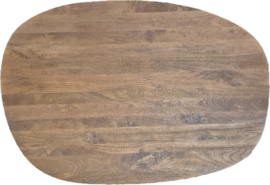 Eettafel Tycho 160x110 cm - lichtbruin