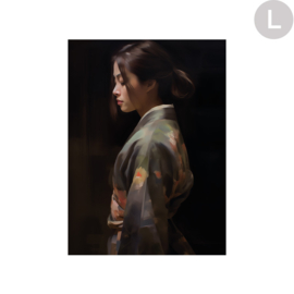 Wandkleed ''Kimono tailes "