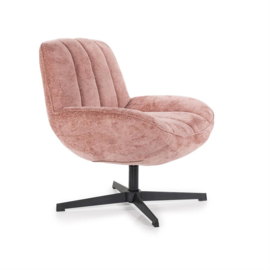 Fauteuil Derby -  Oud roze