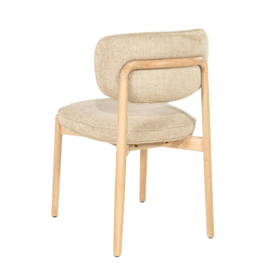 Stoel Rune naturel - taupe  Serene