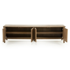 Tv meubel Jake 4drs. - Bruin