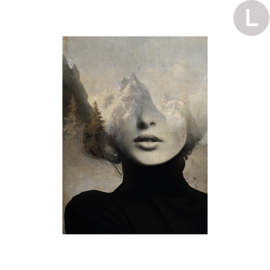 Wandkleed "Head in the Sky "