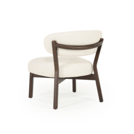 Fauteuil Mikky bruin - beige Moon