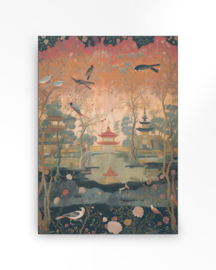Wandkleed "Oriental night"