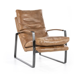 Fauteuil Lex Vintage cognac