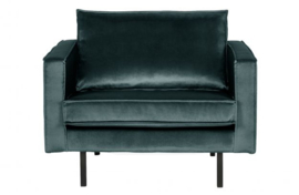 fauteuil Rodeo velvet teal