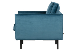 Fauteuil Rodeo velvet blauw