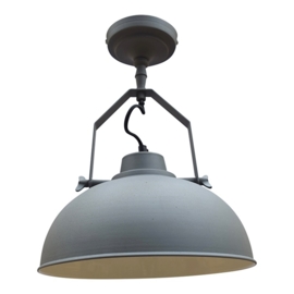 Plafond/Wandlamp urban grijs