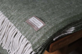 Lombarda plaids mosgroen 130x175 cm