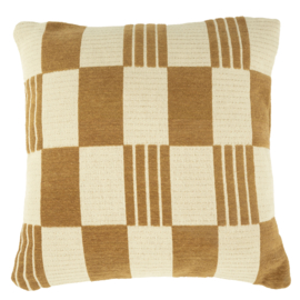 Kussen Twist - mustard